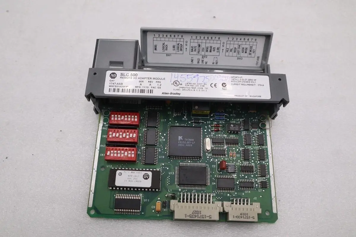 AB 1747-ASB Allen Bradley SLC 500 RIO Remote I/O Adapter STOCK 5358