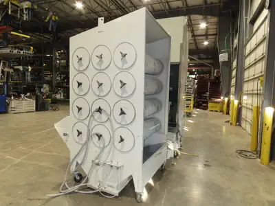 Gema Powder Coating Dust Collector Powder Recovery Reclaim System 12 Filters