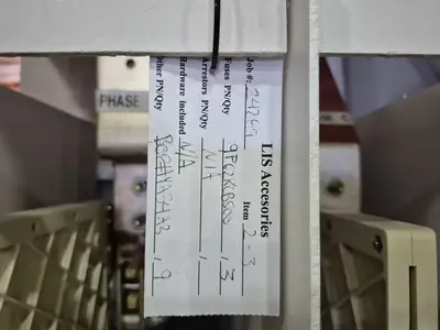 Double Fused Interrupter Switch 5 kV, 4160 Volts & Conduit Cabinet