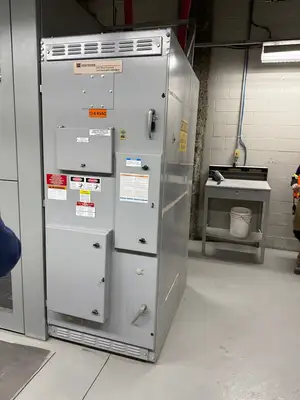MV Double-Ended Unit Substation - 2 x 2000/3000kVA, 13.8kV Transformers w/ 4160V Ampgard Switchgear
