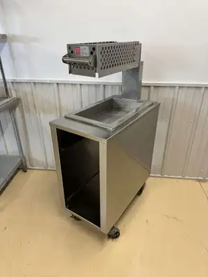 Used Marshall Used Marshall CZ3 Fryer Dump Station Warmer with Cart and Casters 120V Restaurant Equipment (Miscellaneous) Illinois US | Falcon Restaurant Supply #1375094