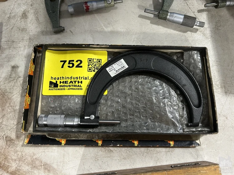 Used _UNKNOWN_ BROWN & SHARPE 4-5" SLANT LINE MICROMETER Micrometers Illinois US | Heath Industrial Auction Services #1386865
