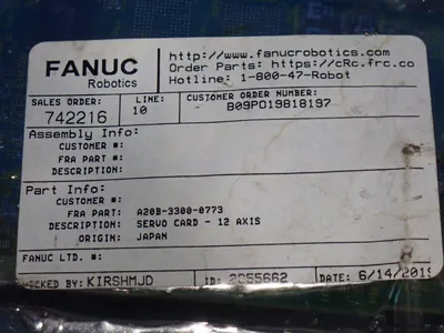 NEW FANUC A20B33000773