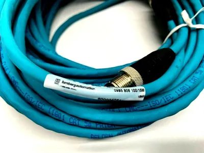USED LUMBERG MALE TO MALE M12 CORDSET