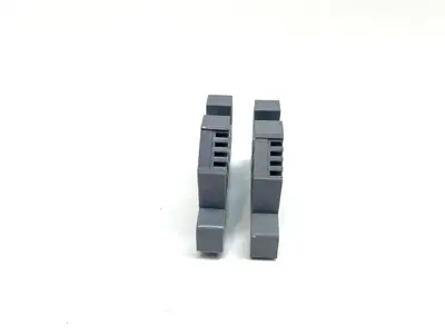 43442 | Morsettitalia  Euro Stop End Bracket Clamp 8mm Gray LOT OF 2 - Used