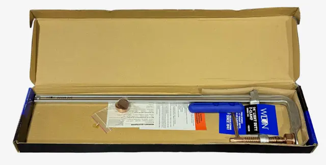 Wilton 24" Light Duty F-Clamp, Copper Spindle, 4-3/4" Depth, 2000 lbs Force