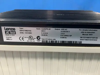 Used 2011 LENZE ESV371N02YXC Variable Speed Drives Ohio US | HGR 24 #1325955