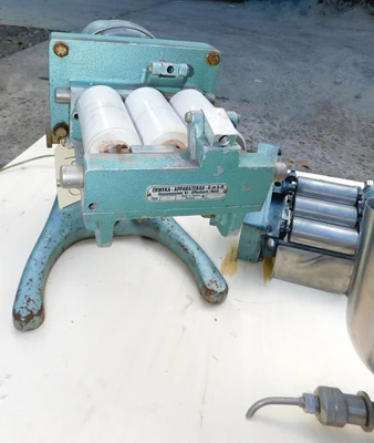 USED EWEKA THREE ROLL MILL 3 ROLL LAB MILL