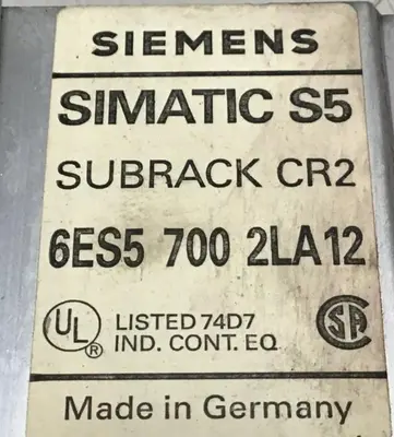 USED SIEMENS 6ES5 700-2LA12