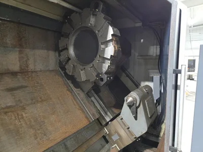 2011 Leadwell LTC-45CXL CNC Lathe w/ Tailstock and Indexer, 12 Slot Turret, Conveyor, 3-Jaw Chuck,