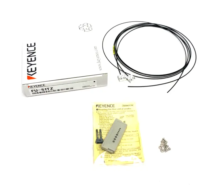 Used KEYENCE TRANSMISSIVE FIBER OPTIC UNIT THRU-BEAM TYPE Fiber Optics | Maverick Industrial Sales #1108191