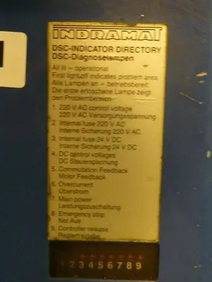 USED INDRAMAT PROG601