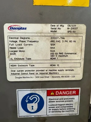 USED 2011 DOUGLAS SPS-50