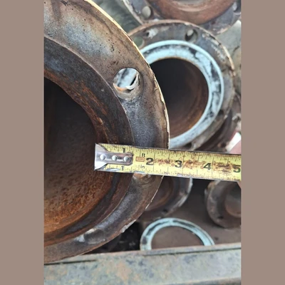 6in Dia. Steel Pipe - 20ft Sections