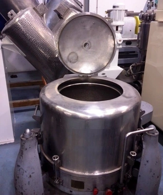 RINA 100F-600 24 x 14" perforate basket centrifuge, 316SS.