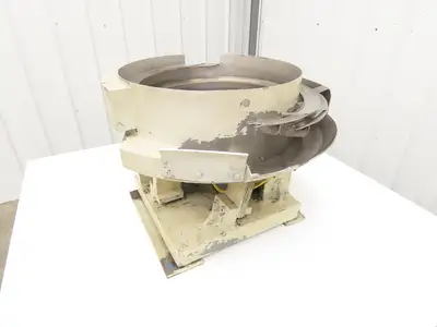 18" Vibratory Bowl Parts Feeder 115V Magnetic Coil Stainless 7/8" Wide Product