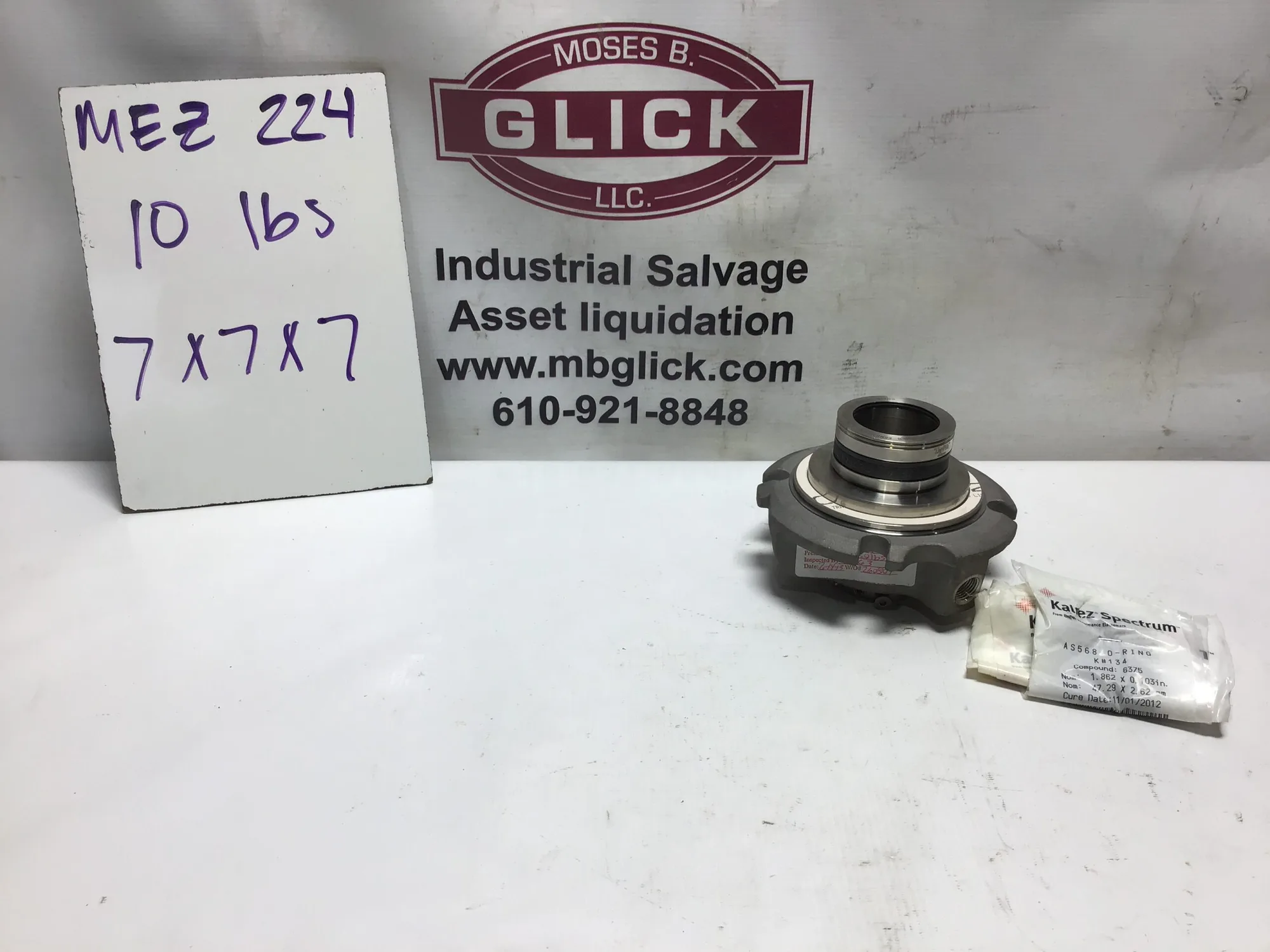 Flowserve Single Stationary Environmental Cartridge Mechanical Seal 77-236910 7/12