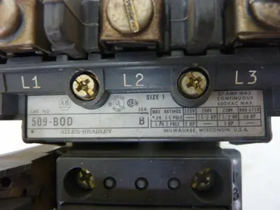 USED ALLEN BRADLEY 509-BOD SER B