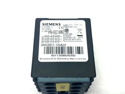 3RH2911-1HA31 | Siemens  Auxiliary Switch Block 3NO+1NC - Used