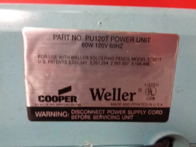 USED WELLER PU120T