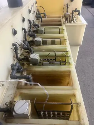 Manual Dip Plating Line: Dual Station, Poly-Pro Construction for Jewelry Gold, Silver Nickel Copper
