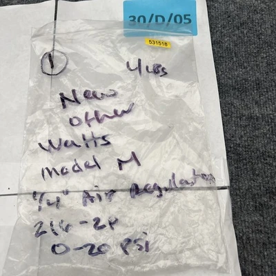 New | in-Stock Watts Model M Air Pressure Regulators California US | Davliegogo LLC #1707306