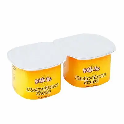 3.5 oz. Nacho Cheese Sauce Portion Pack - 48/Case