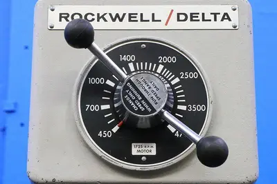 15" ROCKWELL DELTA VARI-SPEED DRILL PRESS, MODEL 15-655