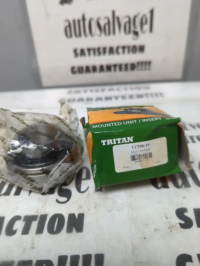 New | in-Stock TRITAN UC206-19 Bearings | Surplus Asset Holdings #1192538