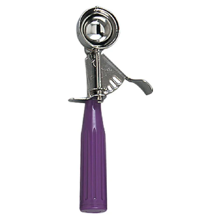 New | in-Stock Browne New Browne Disher, Standard, Size 40, 0.75oz/22ml, w/ Purple Handle, Stainless (573340) Smallwares Illinois US | Falcon Restaurant Supply #1375086