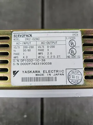 YASKAWA SERVOPACK DR2-02AC Tooling | GMT (8)