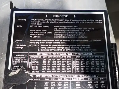 USED PARKER COMPUMOTOR SX6DRIVE