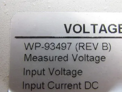 Tyco WP-93497 AC Voltage Interface VIU 0-3VDC 1PH Galaxy Millennium Controller