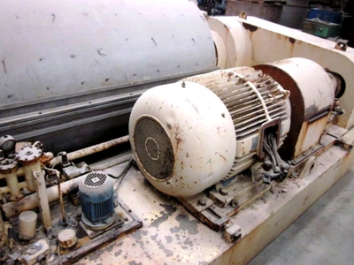 Escher Wyss ZDC-100 solid bowl decanter centrifuge, 316 SS.
