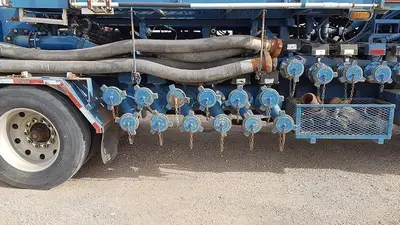 USED 1997 PEERLESS BAKER HUGHES HYDRA FRAC BLENDER TRAILER