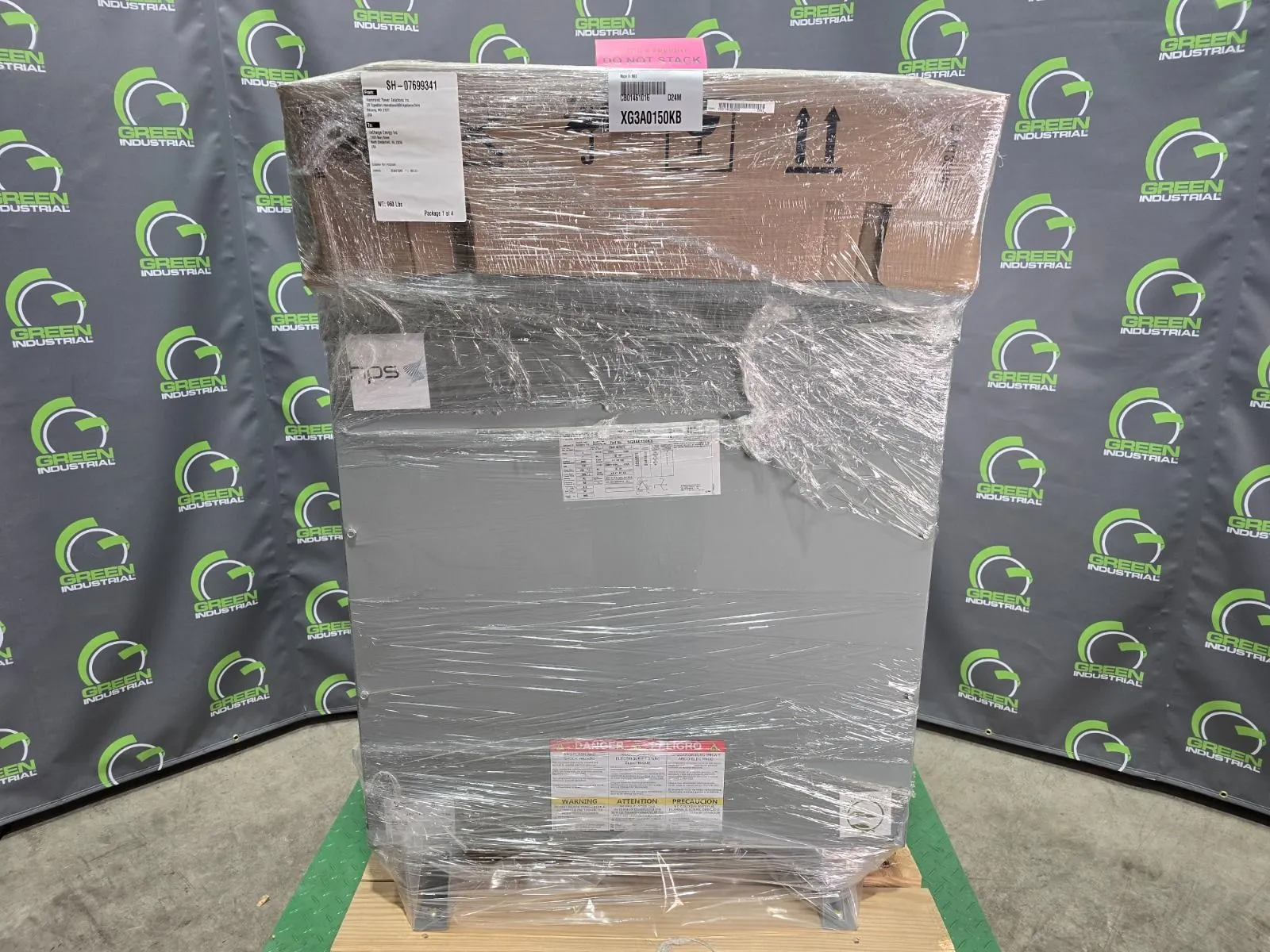 NEW 150KVA HAMMOND  SG3A0150KB Sentinel G Dry Transformer 480 Delta 208Y 120 3PH