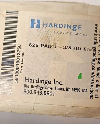Hardinge S26 Collet Pad Size 1-3/8 RD SM