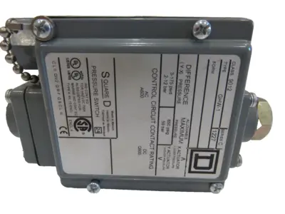 NEW SQUARE D 9012GHW-1 PRESSURE SWITCH SERIES C 9012GHW1