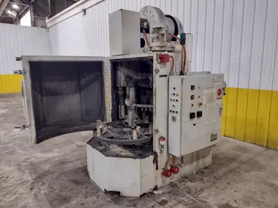 40" X 40" BETTER ENGINEERING MODEL #F4000-LXP ROTARY TABLE PARTS WASHER: YOBRO #24041
