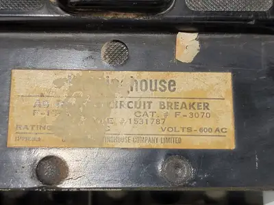 USED WESTINGHOUSE F3070