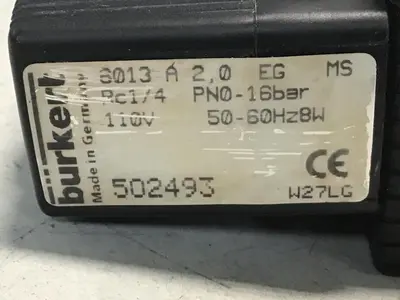 USED BURKERT 502493 6013