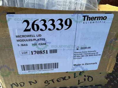 NEW CASE OF 85- THERMO SCIENTIFIC NUNC 263339 MICROWELL MICROPLATE LIDS