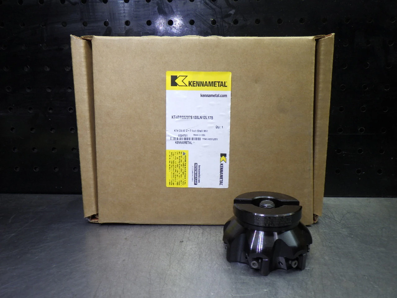 Kennametal 3" Coolant Thru Indexable Facemill KT4D300Z07S100LN12L175 (LOC1709)