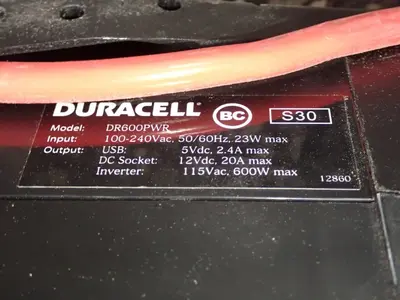 Used DURACELL POWERPACK PRO 1300 Miscellaneous MRO Ohio US | HGR 24 #776251