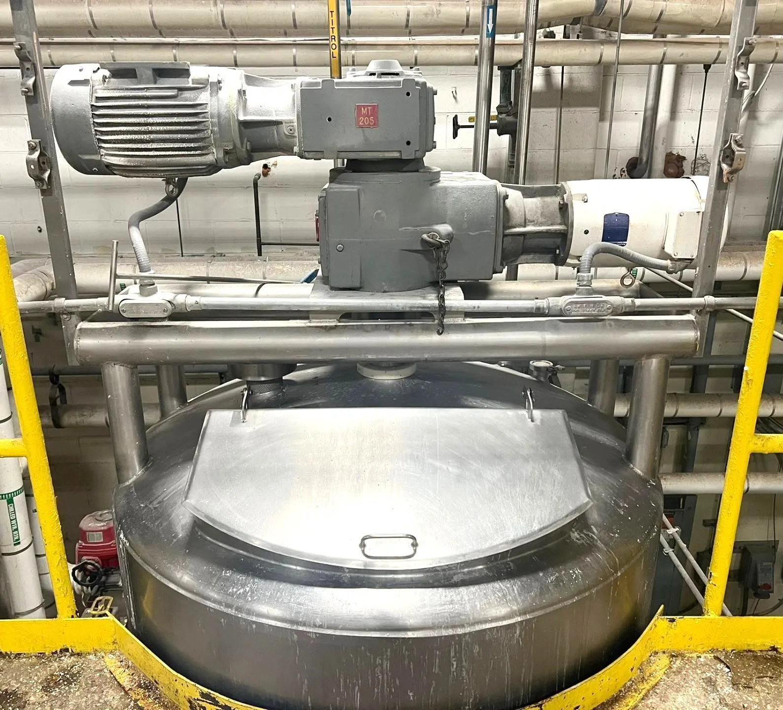 USED FELDMEIER 600 gallon Jacketed Double Motion Mix Kettle