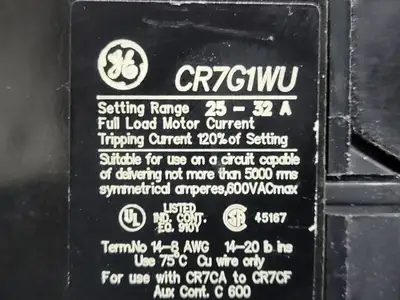 USED GENERAL ELECTRIC CR7G1WU