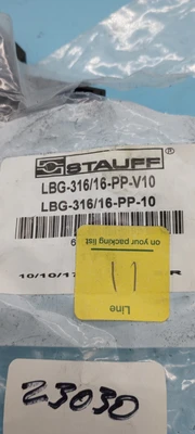 USED STAUFF LBG-316/16-PP-V10