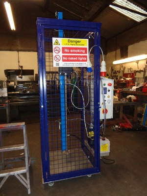 M/S Mesh Safety Cage 910 mm x 910mm x 1,800 mm Tall
