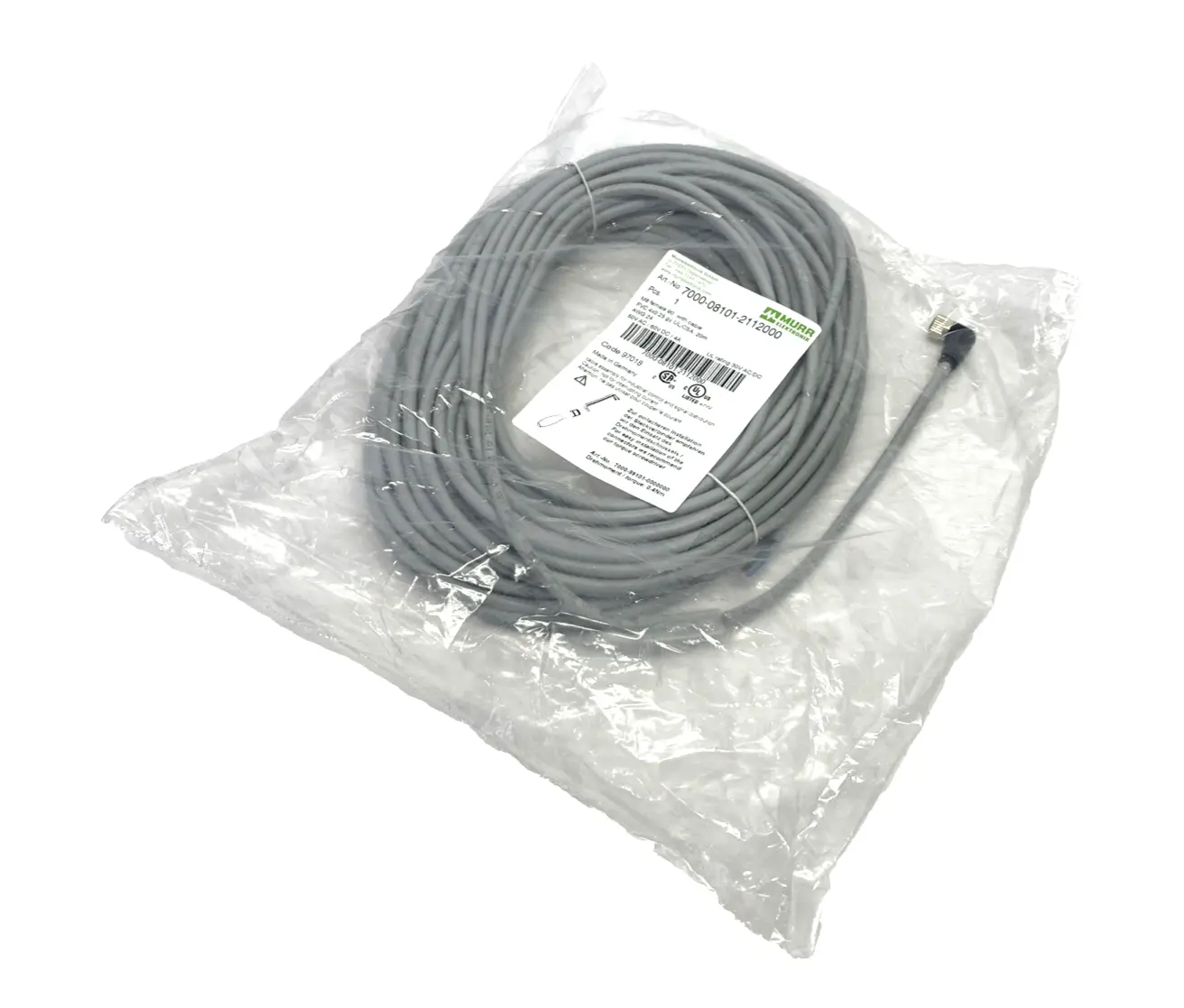 New | in-Stock Murr Elektronik 7000-08101-2112000 Cable & Wire Michigan US | Maverick Industrial Sales #1392905