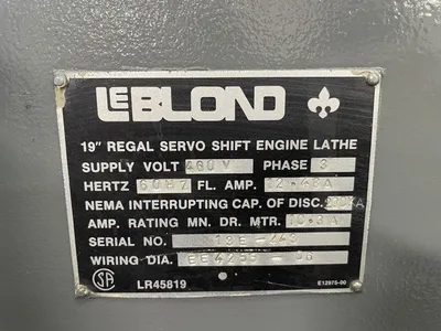 USED LEBLOND 19 REGAL